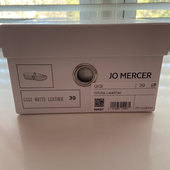 Jo Mercer Gigi Flats White Leather - Picture 4 of 5